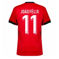 Portugalsko Joao Felix #11 Domáci futbalový dres ME 2024 Krátky Rukáv